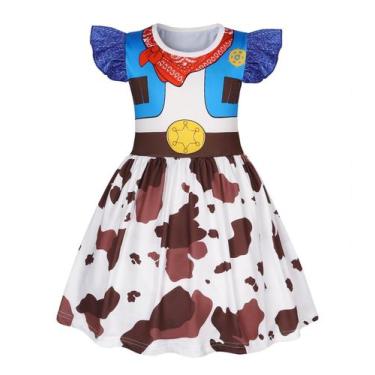 Imagem de Fantasia Eledobby Cowgirl Princess Dress Girl 4-5T Halloween