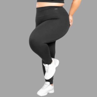 Imagem de Legging Plus Size Calça Legue Grossa Flanelada Academia - BLANCO STORE