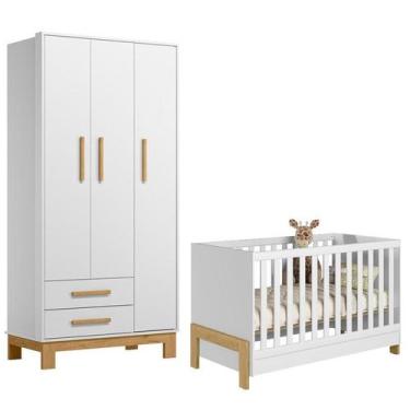Imagem de Berço Americano 4300 Mini Cama Fantasia e Guarda Roupa Infantil Q Enca