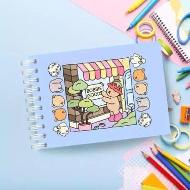Imagem de Livro de Colorir 50 Folhas Grossas  Harry Potter, Stitch, Bobbie Goods