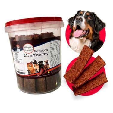 Imagem de Petisco Bifinho Premium Para Cachorro Pote 500gr (Churrasco)