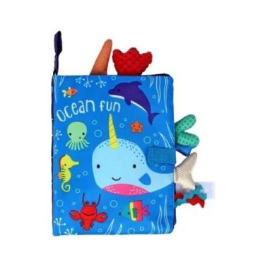 Imagem de Sensory Book Fabric Visual Stimulation Ocean for Babies - Lightbek Off