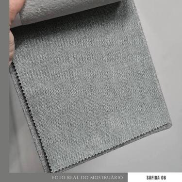 Imagem de Sofá Cama Casal Tecido Linho 2 Lugares Medida 160cm - 4R Estofados, Sa