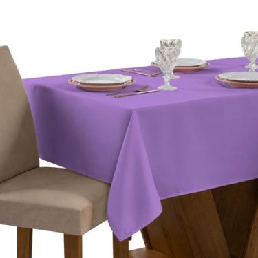 Imagem de Toalha de Mesa TECIDO GROSSO Oxford Liso 1,50M x 2,00M Retangular com 