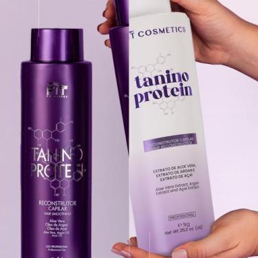 Imagem de Fit Cosmétics Tanino Protein 1L Tratamento Capilar Anti-Frizz - Fit Co