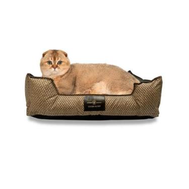 Imagem de Caminha Pet Cochilo Tamanho P 50x40cm de Acquablock Impermeável Marrom