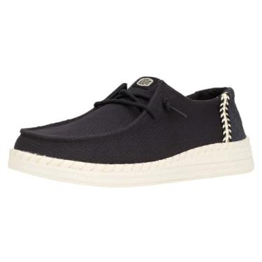 Imagem de HEYDUDE Mocassim feminino Wendy Espadrille, Preto, 34