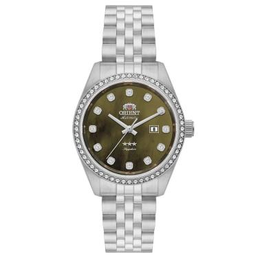 Imagem de Relógio Orient Feminino Ref: Nh5ss001 E1sx Prateado Automático