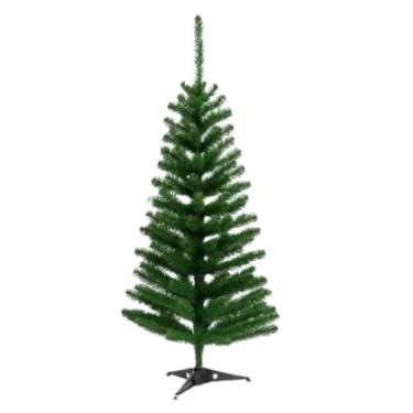 Imagem de áRvore de Natal Pequena Kit áRvore de Natal 120cm + 53 Enfeites Pisca 120 Galhos Decorada Decoração Completa(Somente a Árvore)