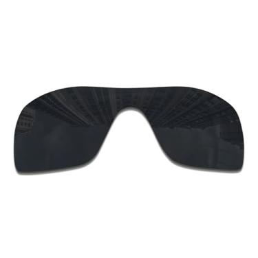Imagem de Wetnenss Lentes de substituição para óculos de sol Oakley Batwolf OO9101/polarizadas de 1,5 mm/fáceis de instalar (preto)