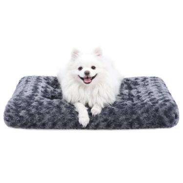 Imagem de Cama de cachorro KSIIA lavável de pelúcia Deluxe para cães grandes de 