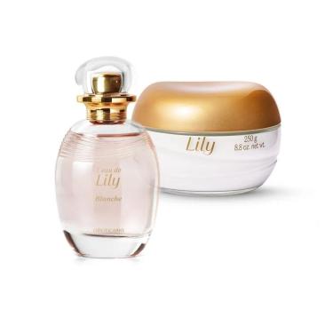 Imagem de Combo Lily Blanche Desodorante Colônia 75ml + Creme Acetinado 250g