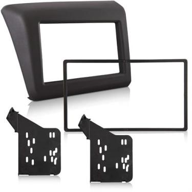 Imagem de Moldura De Painel Civic Grafite Dvd 2 Din Multimídia Pioneer