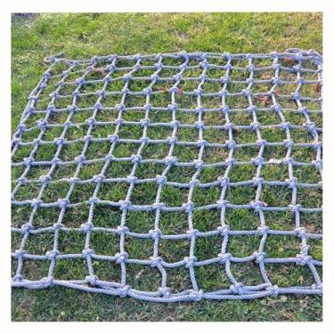 Imagem de Rede de escalada ao ar livre para crianças e adultos, rede de escalada para conjunto de balanço, rede de malha de carga para uso externo, rede de carga de escalada militar (10 mm x 12 cm, 2 x 4 m/2,6