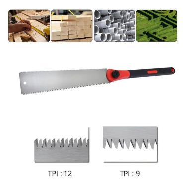 Imagem de Serrote Japonês Ryoba Gyokucho 650Mm Duplo Dente Flush U