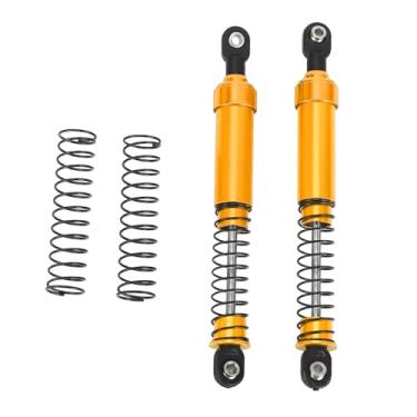 Imagem de RiToEasysports Amortecedor, 105mm Liga de Alumínio Rc Grande Furo Conjunto Amortecedor de óleo para Scx10 1/10 Rc Crawler Carro (GOLD)