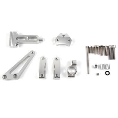Imagem de Suporte estabilizador de amortecedor de direção Arashi para Honda CB1300 2003-2011, peças de acessórios de motocicleta prata