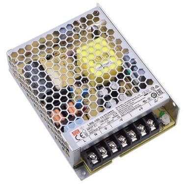 Imagem de Mean Well MW 100W Fonte De AlimentaçãO Com SaíDa úNica 110v Para Conversor 12v 15V 7A, (LRS-100-15 15V/7A/105W/Enclosed Supply)