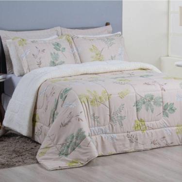 Imagem de Edredom Solteiro Coberdrom Top Line Estampado Hipercal-sherpa 2 Peças - Natives