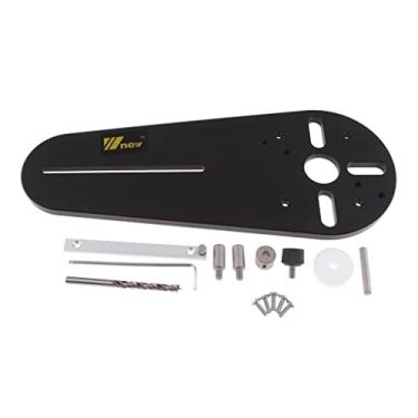 Imagem de barenx Gabarito de corte circular para aparador de mão elétrico roteador de madeira para marcenaria - conjunto B