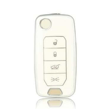 Imagem de Capa de chave de carro de TPU para Jeep Cherokee Renegade Grand para Dodge Ram Charger 1500 Challenger Chrysler 300C Jour