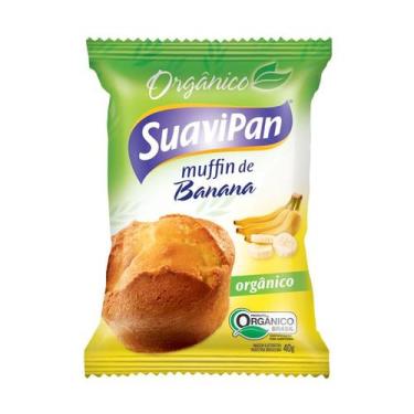 Imagem de Muffin de Banana Orgânico Suavipan 40g