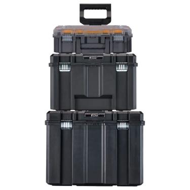 Imagem de Kit Caixas De Ferramenta Modular Plástica Com Rodas Tstak Dewalt Dwst17820 + Dwst17806 + Dwst17805