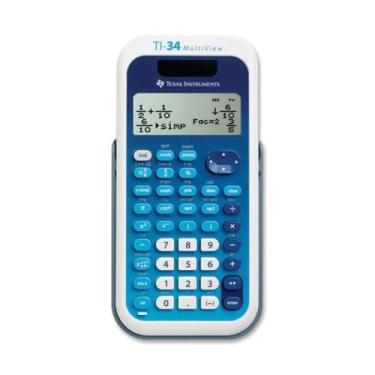 Imagem de Texas Instruments Calculadora científica TI-34 MultiView - Azul/Branco
