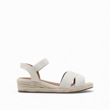 Imagem de Sandália Anabela Espadrille - VALENTINA, Off white, 36