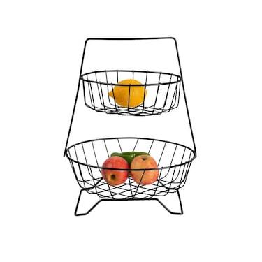 Imagem de Fruteira de Mesa Utimil 613 2 Andares com Pedestal