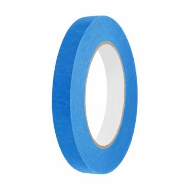 Imagem de HARFINGTON Fita adesiva colorida de 9/40.6 cm x 54.6 jardas, papel crepe universal, fita adesiva colorida para pintura, desenho, faça você mesmo, etiquetagem artesanal, selagem, azul escuro