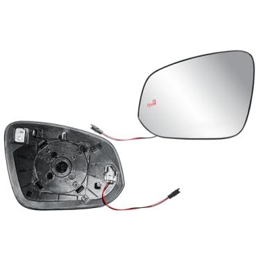 Imagem de Espelho retrovisor de porta do lado esquerdo do motorista de substituição aquecido e BLIS com placa traseira para Toyota Tacoma 4 Runner RAV4 2014-2023