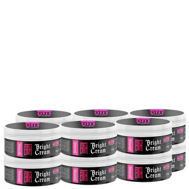 Imagem de Kit 12 Pomada Efeito Brilho Bright Cream Bth 150G