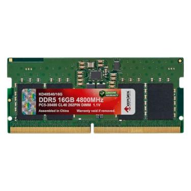 Imagem de MEMÓRIA RAM PARA NOTEBOOK DDR5 16GB 4800MHZ KEEPDATA KD48S40/16G