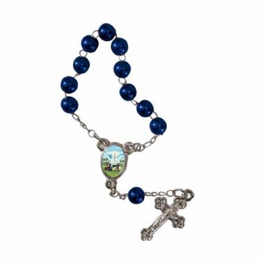 Imagem de 50 Unidades Mini Terço com Foto de Nossa Senhora de Fátima - SJO Artig