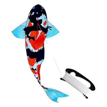 Imagem de KiBcsLic Pipa de carpa koi, reutilizável, e clássica, ideal para decoração. grande de carpa koi para atividades em parques, para