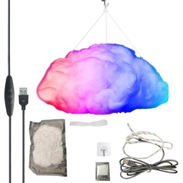 Imagem de Iluminação De Nuvem Para Quarto,Iluminação RGB Alimentada por USB para Montagem na Parede - Lâmpada De Nuvem Com LED,Para Família Amigos Casa Quarto Interior Sala De Estar Sala De Estudo E Parede