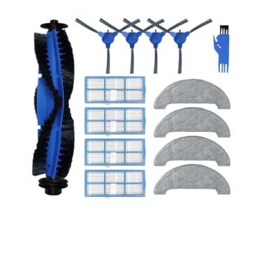 Imagem de Compatível com o aspirador robô Hosome G9070: peças de reposição, escova lateral principal, filtro HEPA, pano de limpeza e acessórios.(Set 1)
