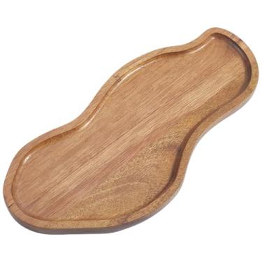 Imagem de GORGECRAFT Bandeja para moedor de sal e pimenta, suporte de moedor de pimenta, 277 mm de diâmetro interno, moinhos e agitadores em forma de amendoim, descanso de moedor de sal e pimenta de camelo para