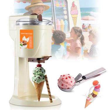 Imagem de MáQuina De Sorvete De Mesa, MáQuina De Sorvete Cremoso Com Coletor De Bolas De Sorvete, RemovíVel E LaváVel Para Uso DoméStico, Iogurte Congelado