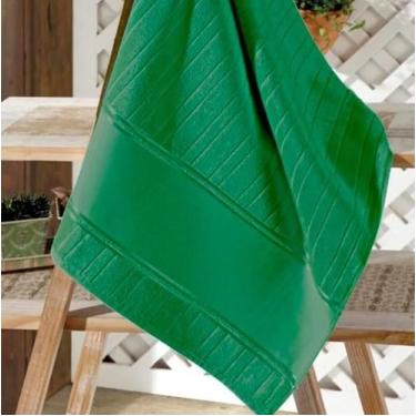 Imagem de Toalha Rosto Velour Artesanalle - Dohler, Verde Escuro