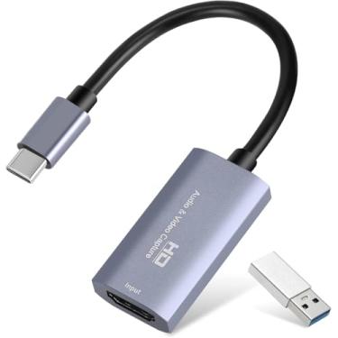 Imagem de Placa de Captura HDMI para USB 3.0/Type-C com Suporte a 1080p 60FPS e Baixa Latência