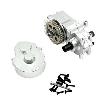 Imagem de Fenteer Conjunto de transmissão para carro RC, caixa de câmbio, fácil de instalar, peças de reparo de alto desempenho, acessórios para carro RC para 244016, Prata