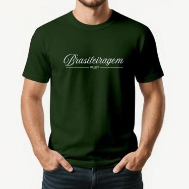 Imagem de Camiseta Masculina Algodão Premium BRASILEIRAGEM-Masculino
