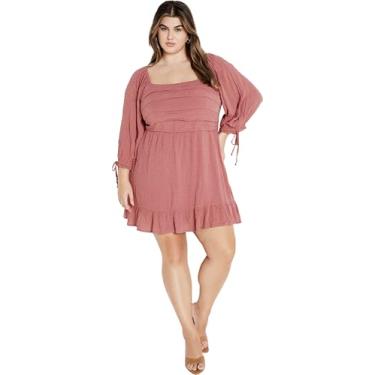 Imagem de City Chic Vestido feminino Citychic Plus Size Allegra Mini, Jacarandá, 48