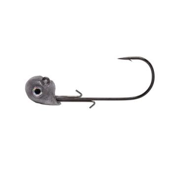 Imagem de Duckett Fishing Gabarito de cabeça oscilante, design inovador para ação de balanço aprimorada e equipamento de plástico macio eficaz, sem pintura com olho, gancho 5/0 de 3/226.8 g