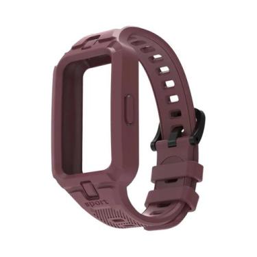 Imagem de Pulseira De Silicone Respirável Para Huawei Band 10 9 8 7 6 Substituiç