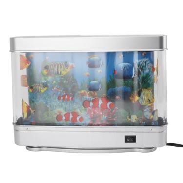 Imagem de Lâmpada de aquário artificial LED compacta para aquário falso lâmpada decorativa para crianças e adultos