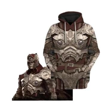 Imagem de Moletom Unissex Com Estampa 3D De Dark Souls, Casual, Oversized, Ajust