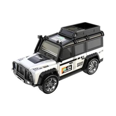 Imagem de Carro RC Miniatura Escala 1/64 Verde De Liga Metálica Com Controle Rem